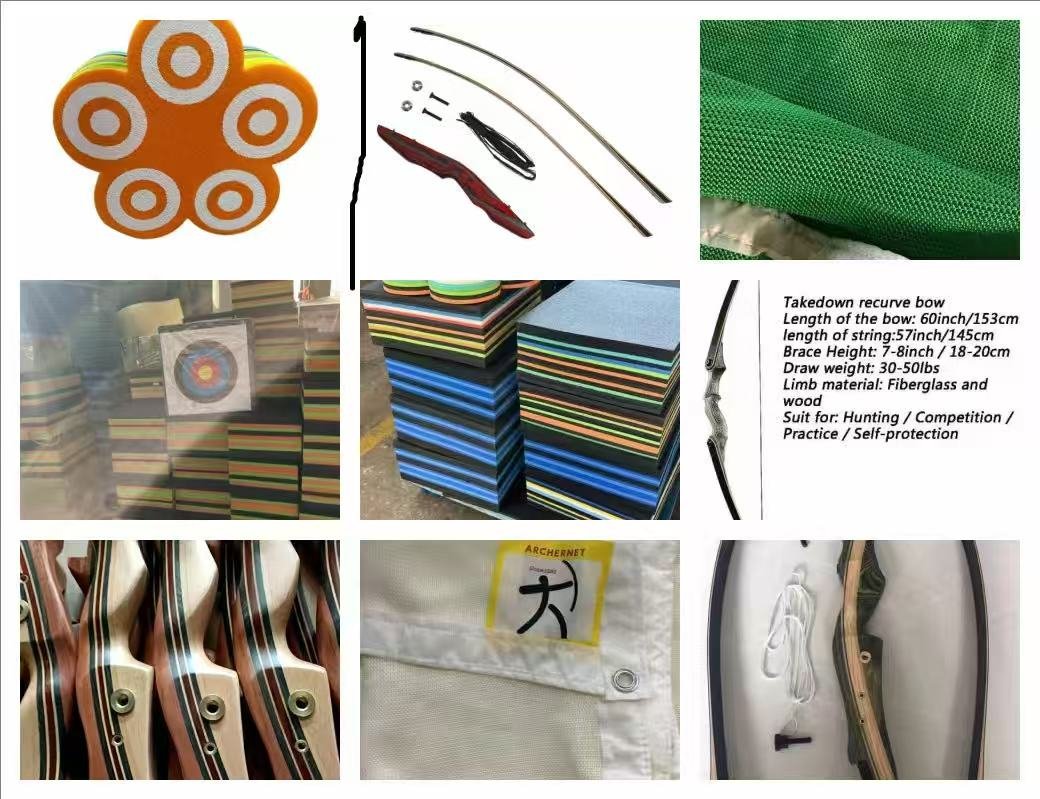 Archery backstops manufactured by Ciflower Shanghai