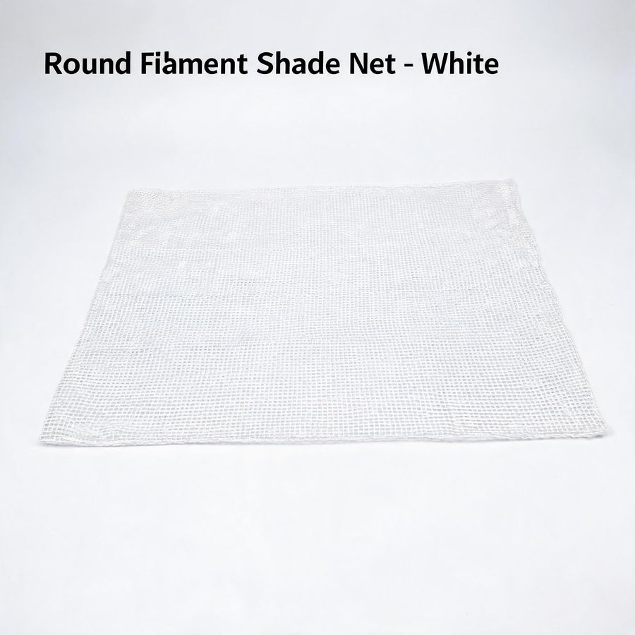 White round filament shade net for greenhouse roofs
